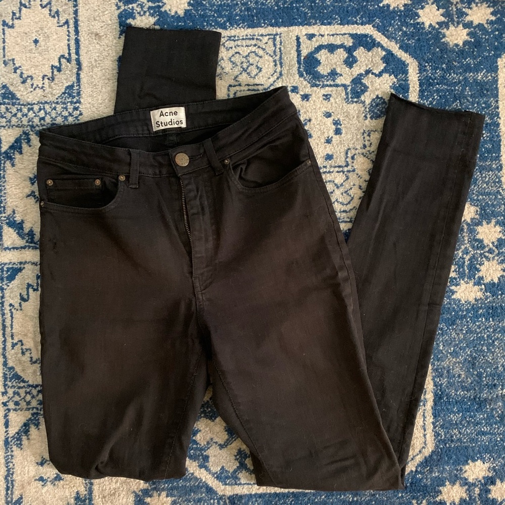 Acne Studios black skinny jeans